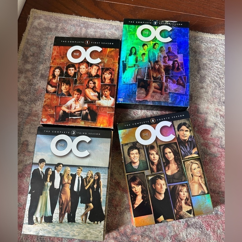 The Complete Series of The O.C. All 4 Seasons on DVD.